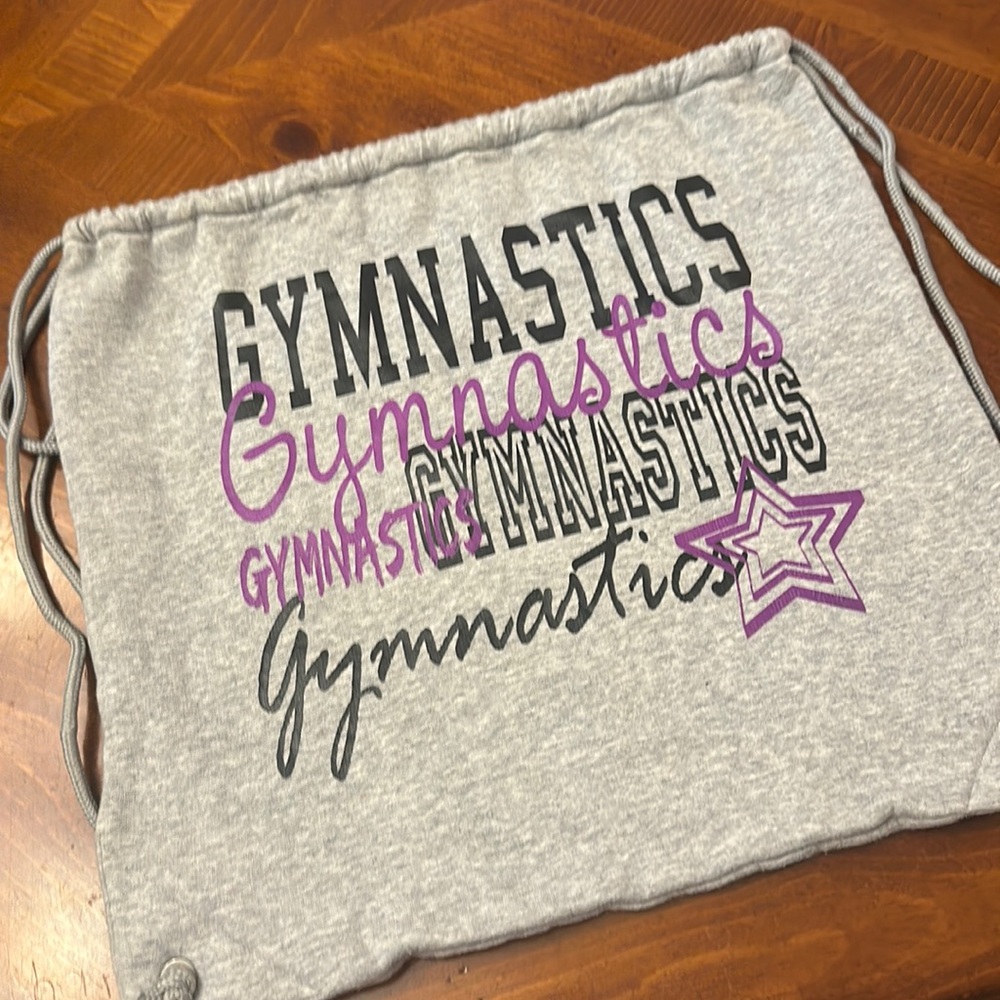 Gymnastics Grey Pull-string Bag